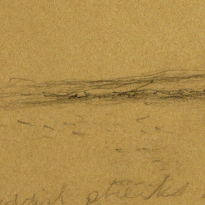 Drawing, Mountains, February 1890