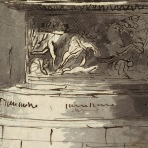 Drawing, Project for an Equestrian Monument for Foro Bonaparte