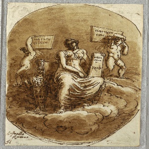 Drawing, The Philosopher, After Raphael, 1813–18