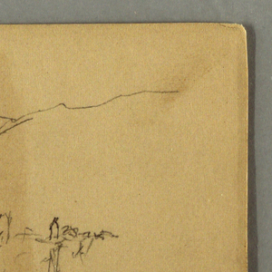 Drawing, Broad Valley, Shed, St. Gilgen, Austria, possibly 1868