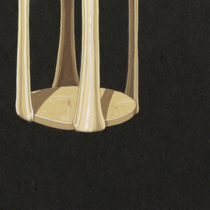 Drawing, 3011. Round occasional ta