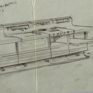 Drawing, Kitchen unit including ca