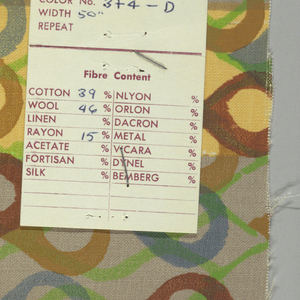 Sample, ca. 1958