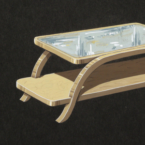 Drawing, 2002 Rectangular Coffee Table, 20th century
