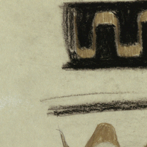 Drawing, One series of border desi