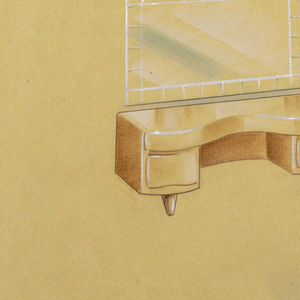 Drawing, Dressing table, bureau an