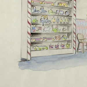 Drawing, Baby/child store diplay