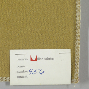 Textile Sample, Miller Wool, 1960