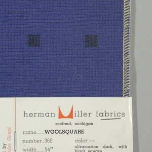 Sample, Woolsquare, 1958