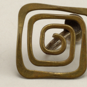 Squared spiral Earring, 1950–59