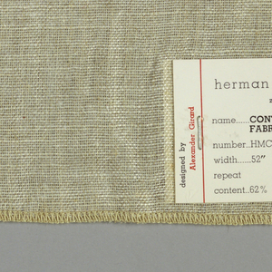 Sample, Contract Series Casement Fabrics, 1969