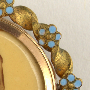 Daguerrotype portrait Brooch, 1860–70
