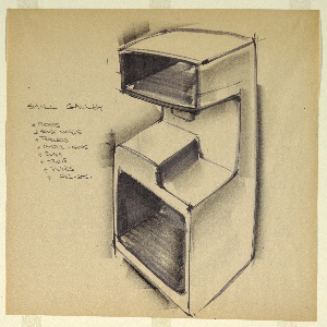 Drawing, Design for Small Galley