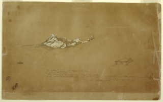 Drawing, El Altar from Riobamba, Ecuador