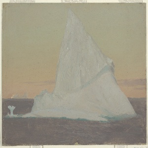 Drawing, Iceberg and Ice Flower, 1859, 1859