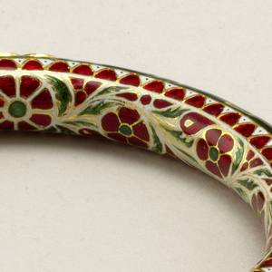 Inlaid bangle bracelet Bracelet, 18th–19th century