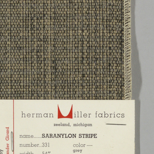 Sample, Saranylon Stripe, 1958
