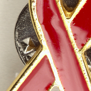 AIDS awareness pin Pin, 1993