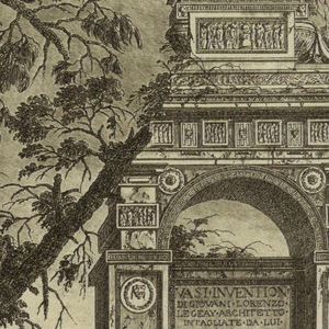 Print, Frontispiece, vasi invention, from "Collection de divers sujets de vases, tombeaux, ruines et fontaines, utile aux artistes...", 1768, published 1770
