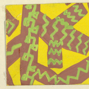 Drawing, Textile Design: Gespinst (Thread), 1924