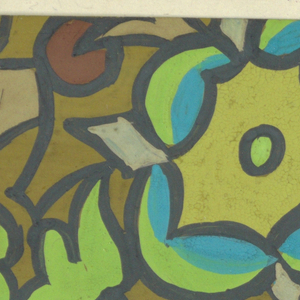 Drawing, Macedonien: Lime, Gold and Turquoise, 1911–14