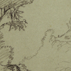 Drawing, Near San Miguel, Ecuador; Verso: Unfinished Mountain Sketch, June 2, 1857