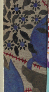 Drawing, Textile Design: Samtente