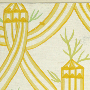 Drawing, Textile Design:  Alpenkoenig [King of the Alps], designed 1916–18