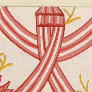 Drawing, Textile Design:  Alpenkoenig [King of the Alps], designed 1916–18
