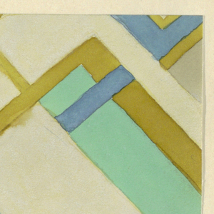 Drawing, Textile Design: Ziprian, 1924