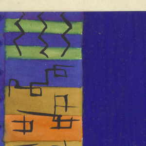 Drawing, Textile Design: Double-Fox, 1924