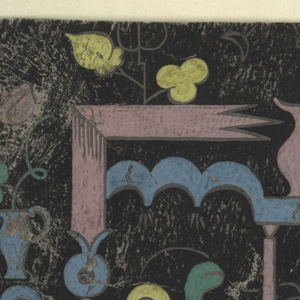 Drawing, Textile Design: Bethlehem, 1922