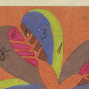 Drawing, Textile Design: Coriandoli (Confetti), 1922