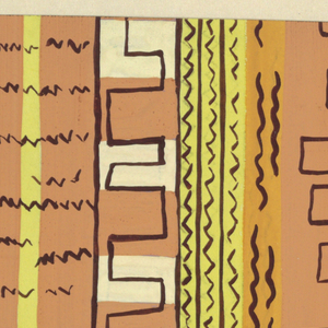 Drawing, Textile Design: Tokio (Tokyo), 1924