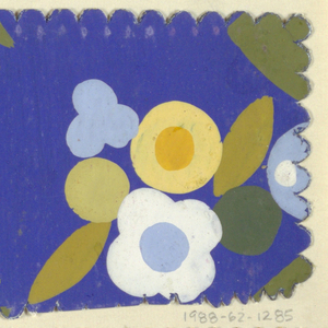 Drawing, Textile Design: Edelkoralle (Precious Coral), 1910–11