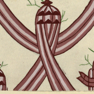 Drawing, Textile Design:  Alpenkoenig [King of the Alps], designed 1916–18