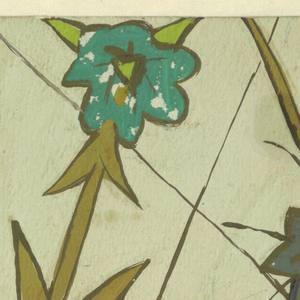 Drawing, Textile Design: Mittagstee (Afternoon Tea), 1910–19