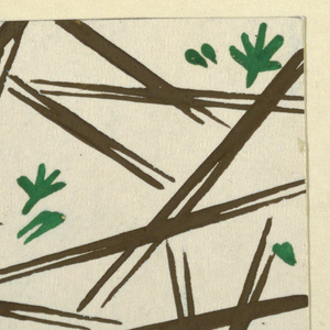 Drawing, Textile Design: Annie, 1916–18