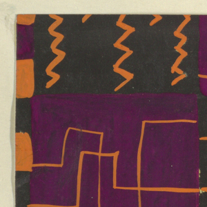 Drawing, Textile Design: Sylvester, 1922