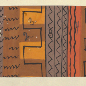 Drawing, Textile Design: Tokio (Tokyo), 1924