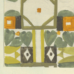 Drawing, Kiebitz: Sage and Yellow, 1910–15
