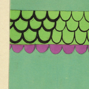 Drawing, Textile Design: Double-Fox, 1924