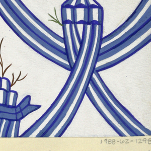 Drawing, Textile Design: Alpenkönig (King of the Alps), 1916–18