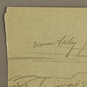 Drawing, Landscape, August 1865
