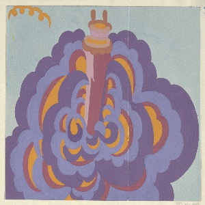 Drawing, Pelargonie: Blue with Purples, 1923–32