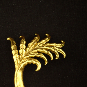 Figure Pin #147 (Wingnut and Errant Dandelion) Brooch With Holder, 1997