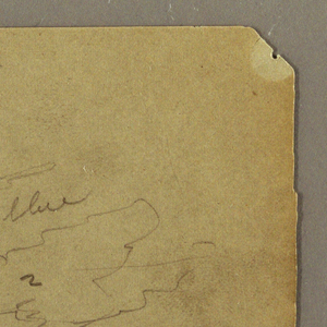 Drawing, Landscape; Verso: Botanical Sketches, 1865