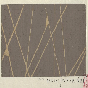 Drawing, Textile Design: Ouvertüre, 1924