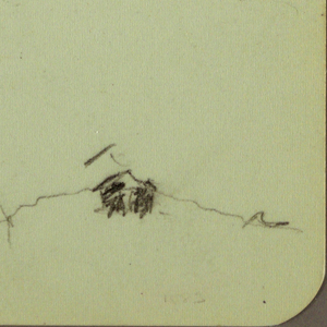 Drawing, Mountain Landscape; Verso: Landscape, 1883