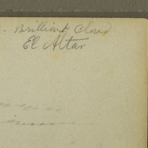 Drawing, Mt. Altar, Riobama, Ecuador, September 1853